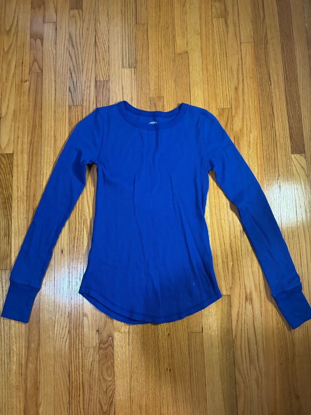 SO Perfect Thermal Blue Long Sleeve Juniors Small